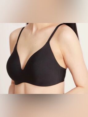 New Knix Seamless Black lightly Padded Wireless Bra sz M